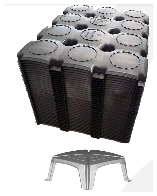 ENCOFRADO SANITARIO NO RECUPERABLE H10 60X80X5 ODEM