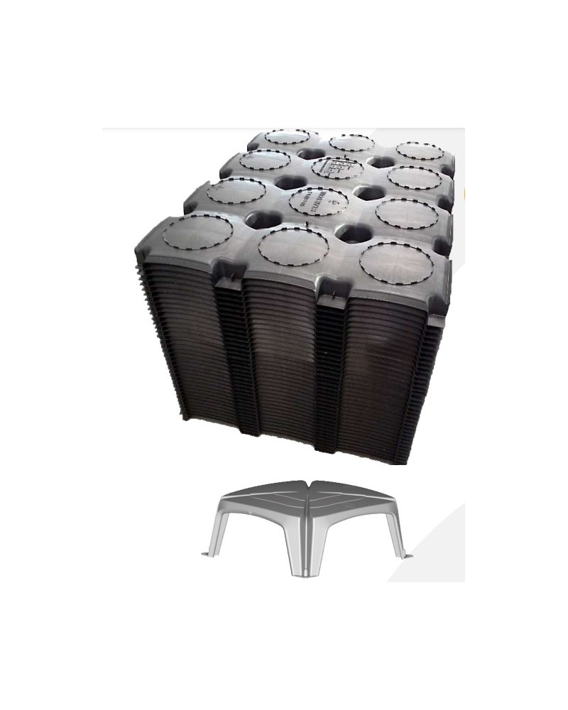 ENCOFRADO SANITARIO NO RECUPERABLE H20 (57,5x57,5x20) ODEM