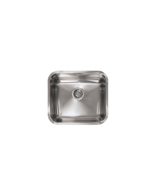 FREGADERO INOX CUADRADO HERMES 1SENO 45x40 BAJO ENCIMERA