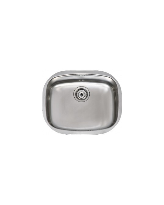 FREGADERO INOX RECTANGULAR HERMES 1SENO 50x40,5 BAJO ENCIMERA
