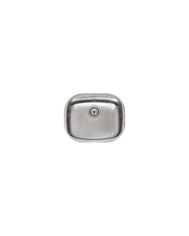 FREGADERO INOX RECTANGULAR HERMES 1SENO 50x40,5 BAJO ENCIMERA