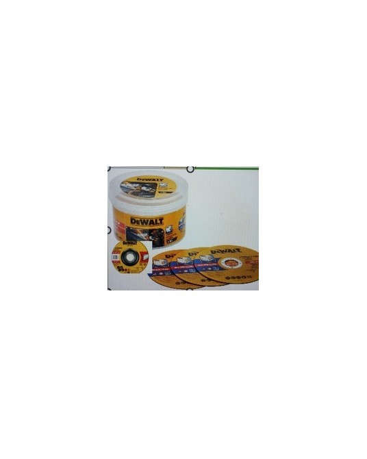 CUBO 50 DISCOS CORTE INOX 125 MM DT20598-QZ DEWALT