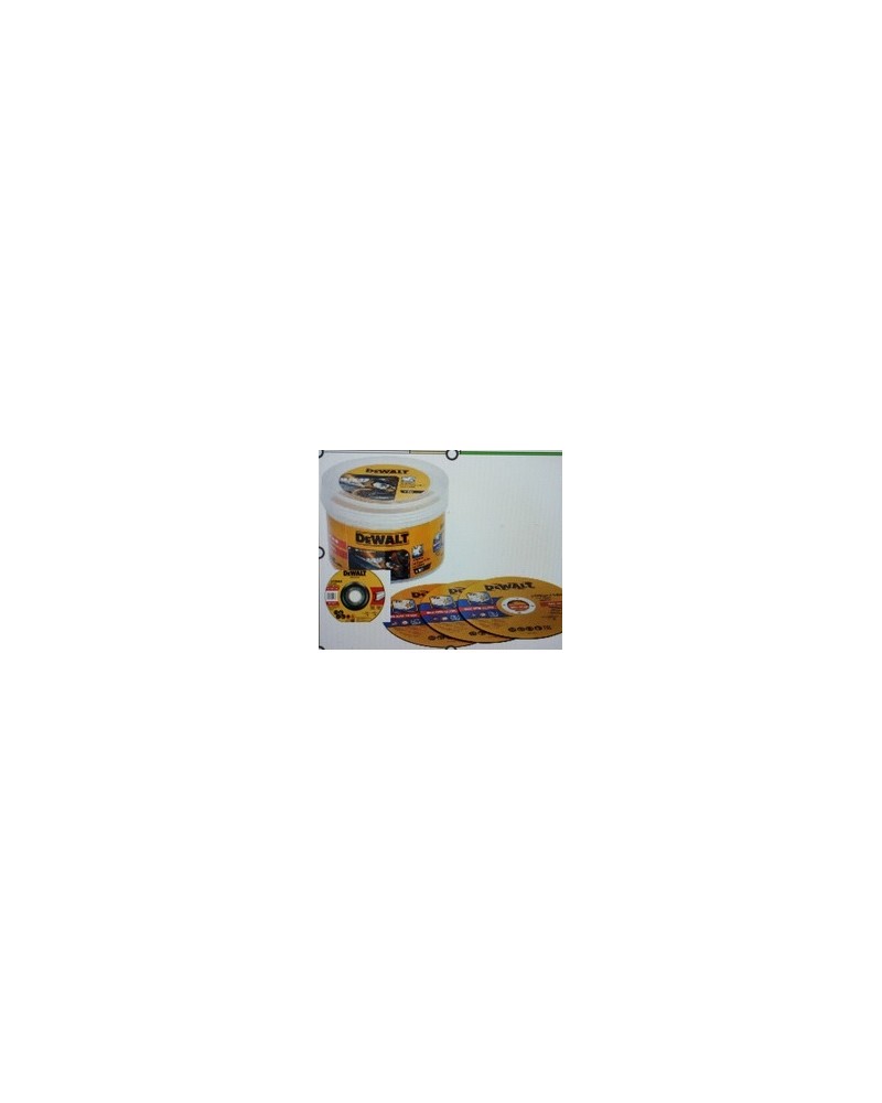 CUBO 50 DISCOS CORTE INOX 125 MM DT20598-QZ DEWALT