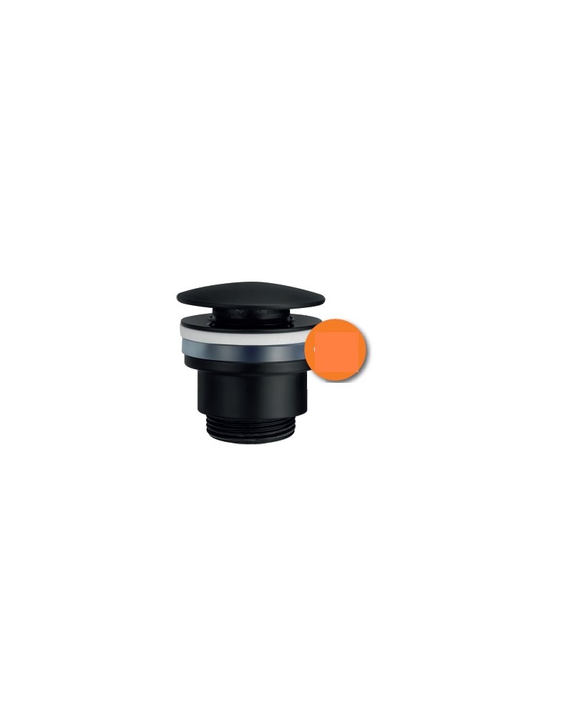 VALVULA CLICK-CLACK NEGRO MATE LAVABO/BIDÉ