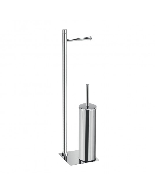 COLUMNA PORTQARROLOS+ESCOBILLA WC G-TRILLY CROMO GEDY