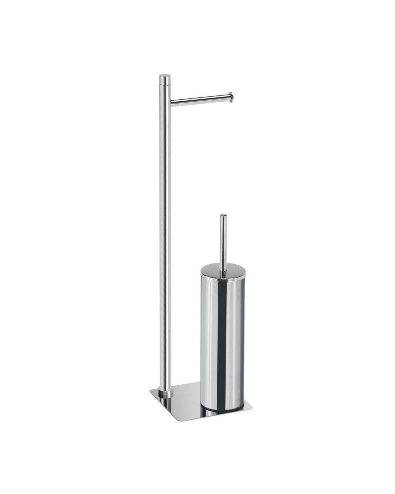 COLUMNA PORTQARROLOS+ESCOBILLA WC G-TRILLY CROMO GEDY