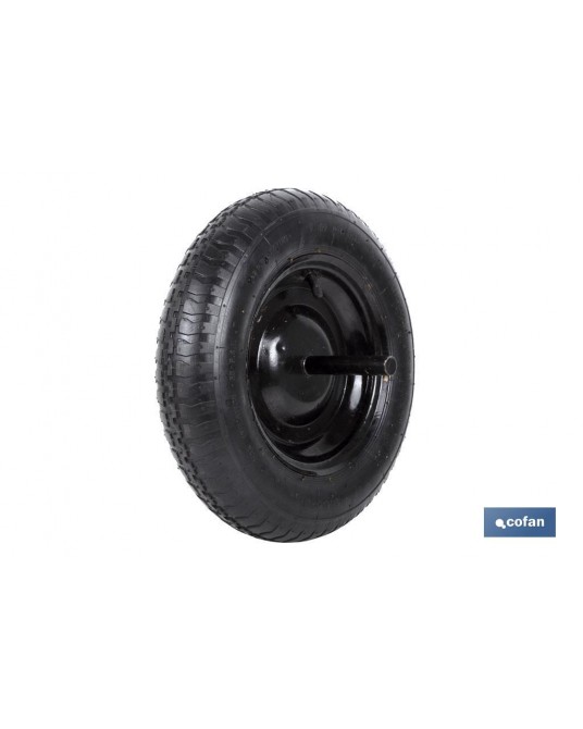 RUEDA NEUMATICA CARRETILLA 350x8 CARRETE PINTADO
